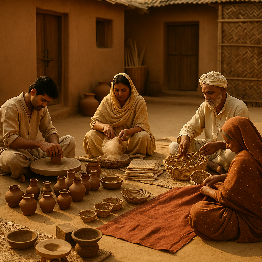 Village pottery