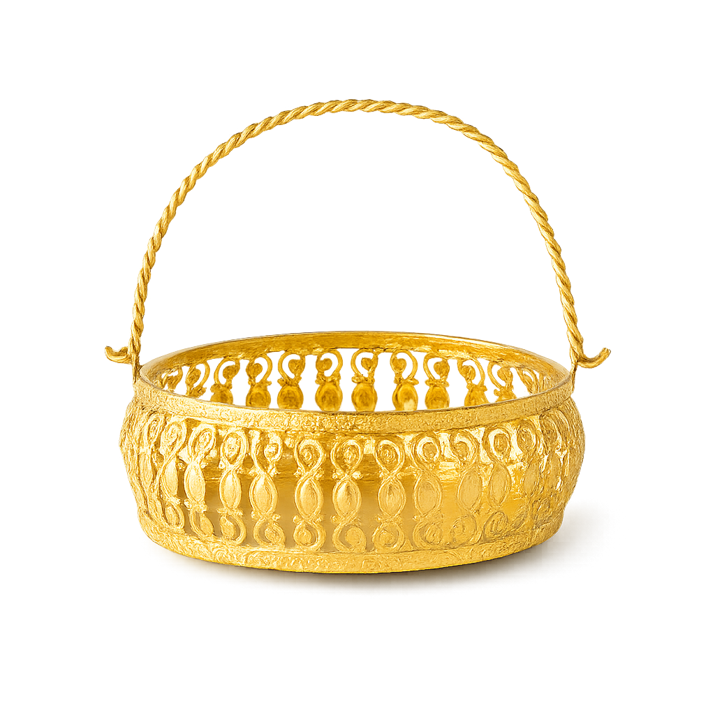 Handicrafted Iron Basket