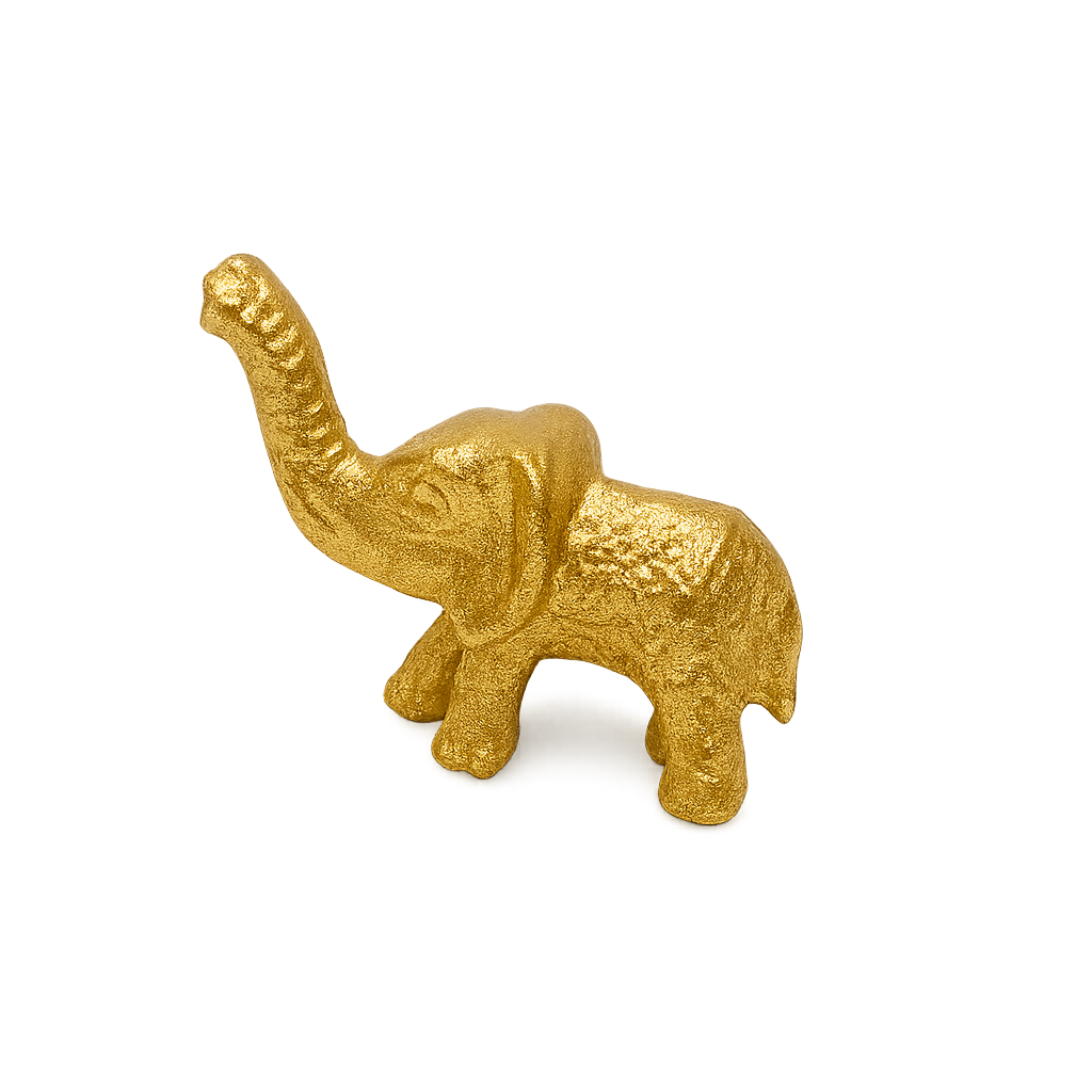 Handcrafted Metal Elephant