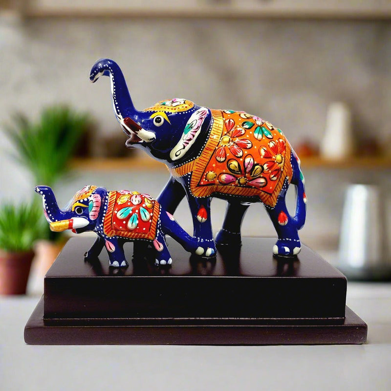 Diwali Corporate Hamper — Baby Elephant & Dry Fruit Trio | Premium