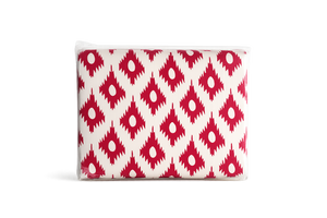 Premium Fabric Diary with Metal Clasp – Red Ikat Edition 3