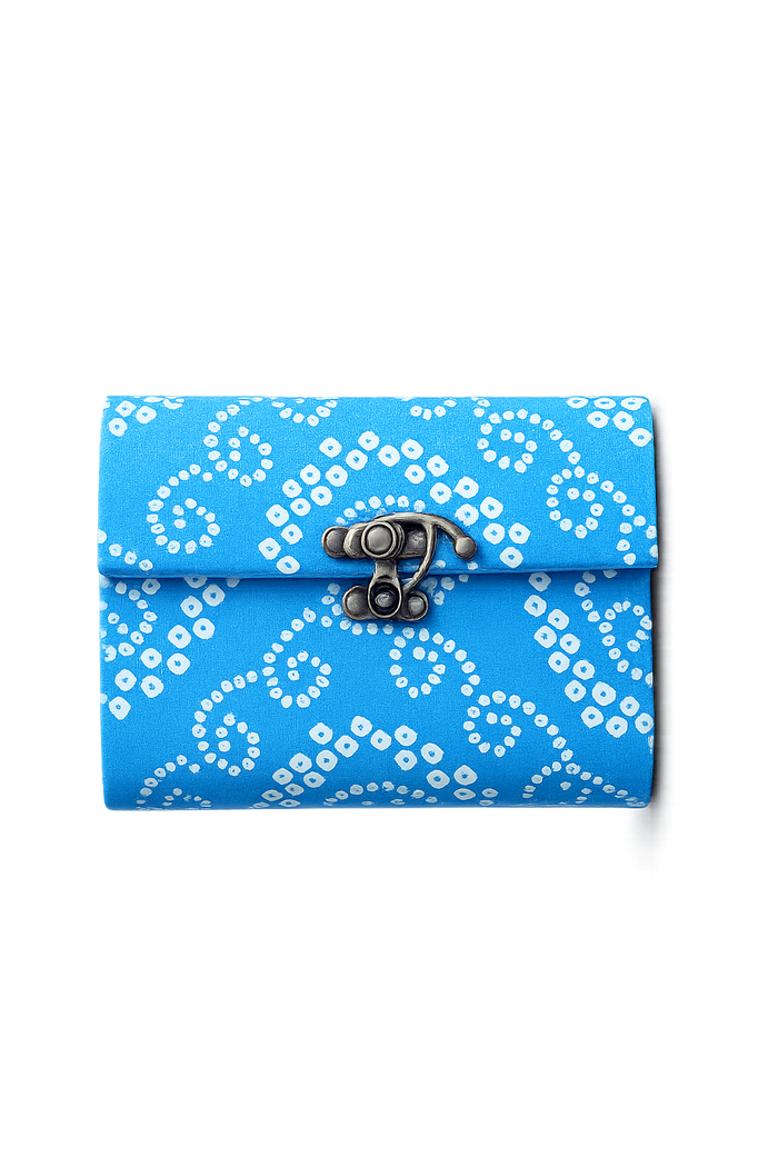 Blue Printed Diary – Contemporary Dot Pattern Edition