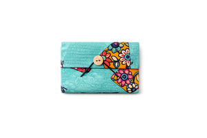 Premium Designer Textured Diary – Turquoise Floral Edition 1