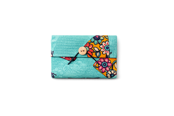 Premium Designer Textured Diary – Turquoise Floral Edition