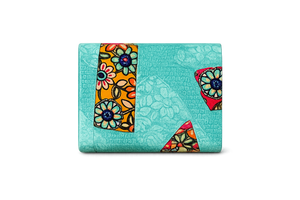 Premium Designer Textured Diary – Turquoise Floral Edition 2