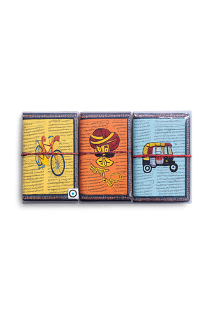 Vintage Art-Themed Diary Collection – Retro India Edition 1
