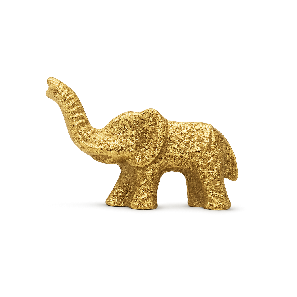 Handcrafted Metal Elephant