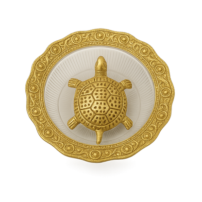 Handcrafted Ox. Metal Tortoise Plate