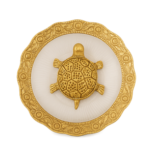 Handcrafted Ox. Metal Tortoise Plate 4