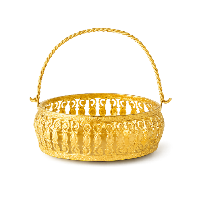Handicrafted Iron Basket