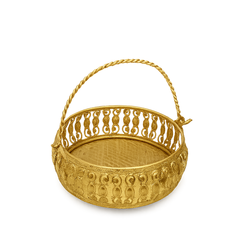 Handicrafted Iron Basket
