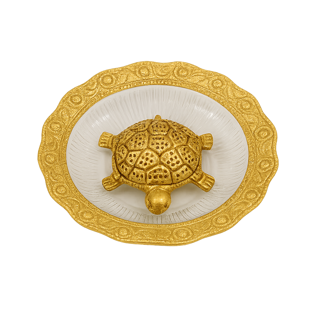 Handcrafted Ox. Metal Tortoise Plate