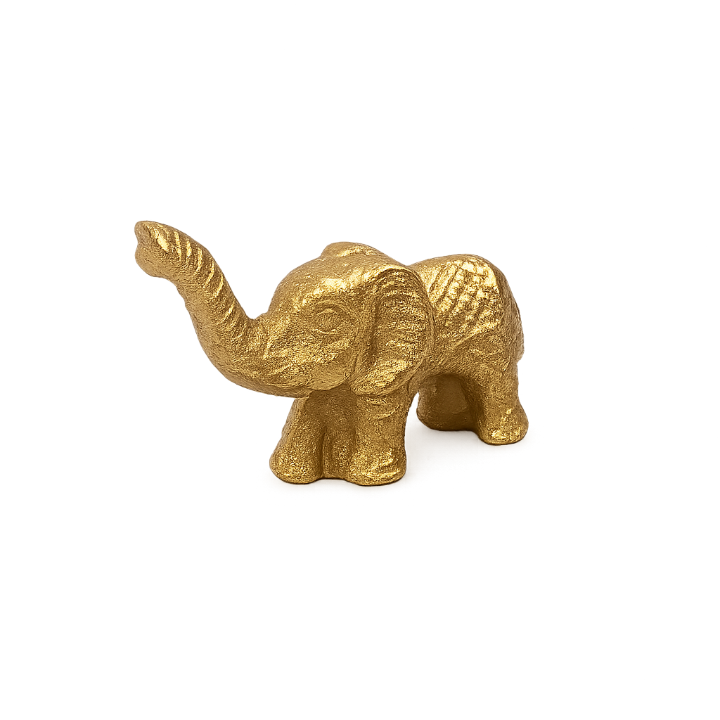 Handcrafted Metal Elephant