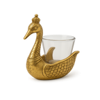 Handcrafted Metal Duck Candle Bowl