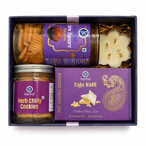 Kaju Katli & Lotus - Corporate Diwali Gift Hamper