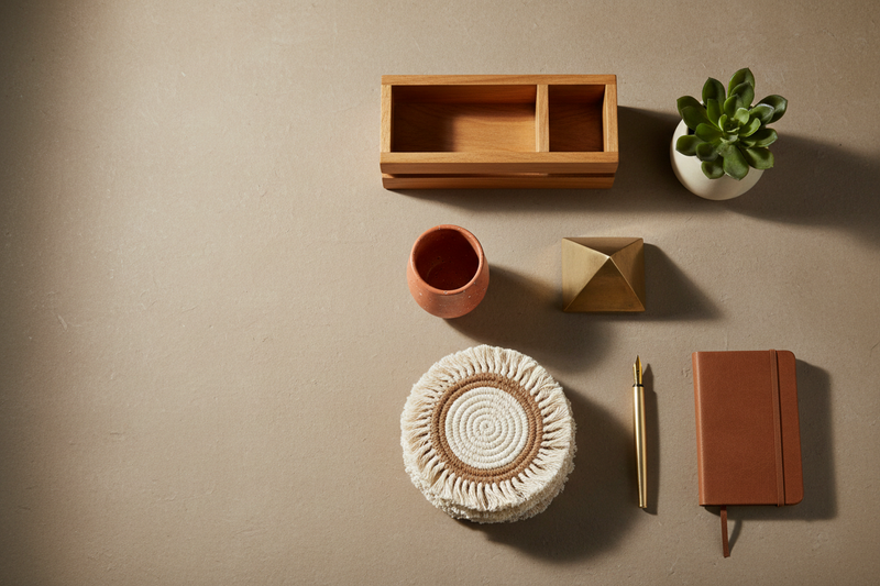 cover image for collection of handcrafted home and office accents