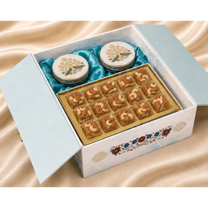Mango Wood Jar & Cavity - Corporate Diwali Gift Hamper