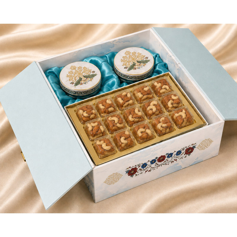 Mango Wood Jar & Cavity - Corporate Diwali Gift Hamper