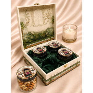 Pichwai 4-Jar - Corporate Diwali Gift Hamper