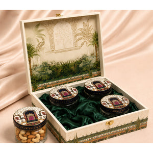 Pichwai 4-Jar - Corporate Diwali Gift Hamper