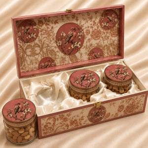 Pink Bird 3-Jar - Corporate Diwali Gift Hamper