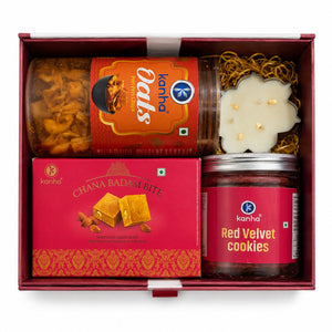 Red Velvet & Lotus - Corporate Diwali Gift Hamper