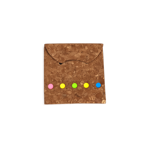 Cork envelope card pouch